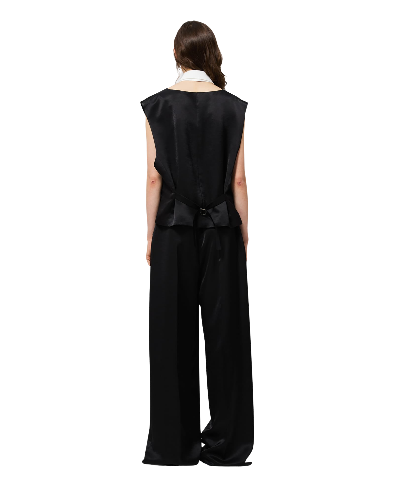 Kimhe Kim - Belted Wide Pants (Black) product image 16 | TRAB K-Fashion Australia