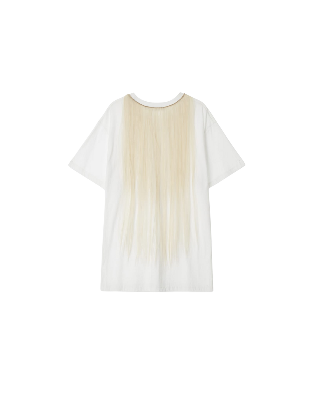 Kimhe Kim - Hair Embellished T-Shirt (White) product image 4 | TRAB K-Fashion Australia