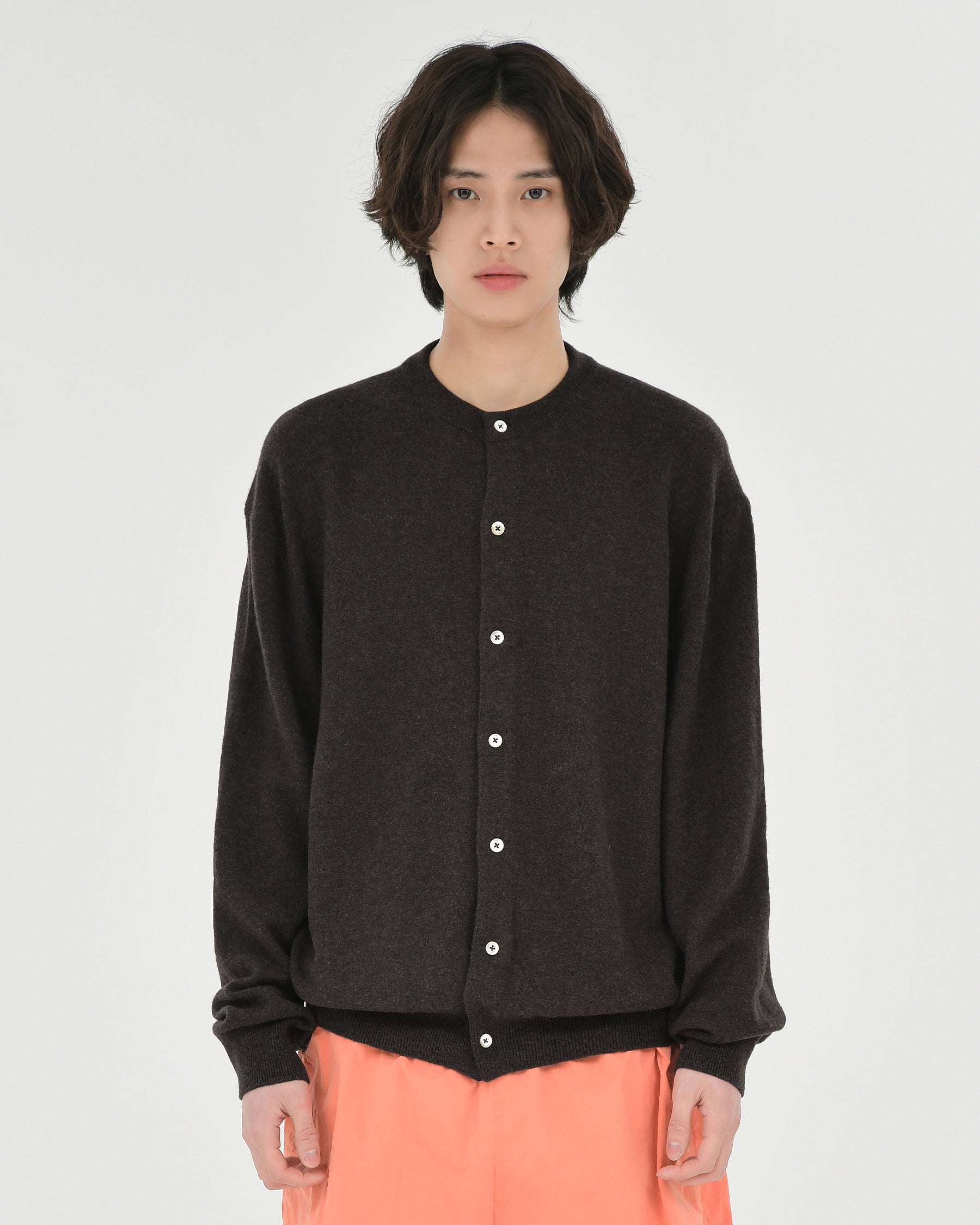 Brownyard - Round Cardigan (Brown) product image 1 | TRAB K-Fashion Australia
