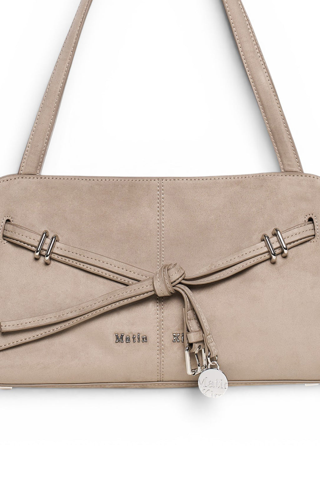 Matin Kim - Drop Tail Mellow Shoulder Bag (Beige) product image 4 | TRAB K-Fashion Australia