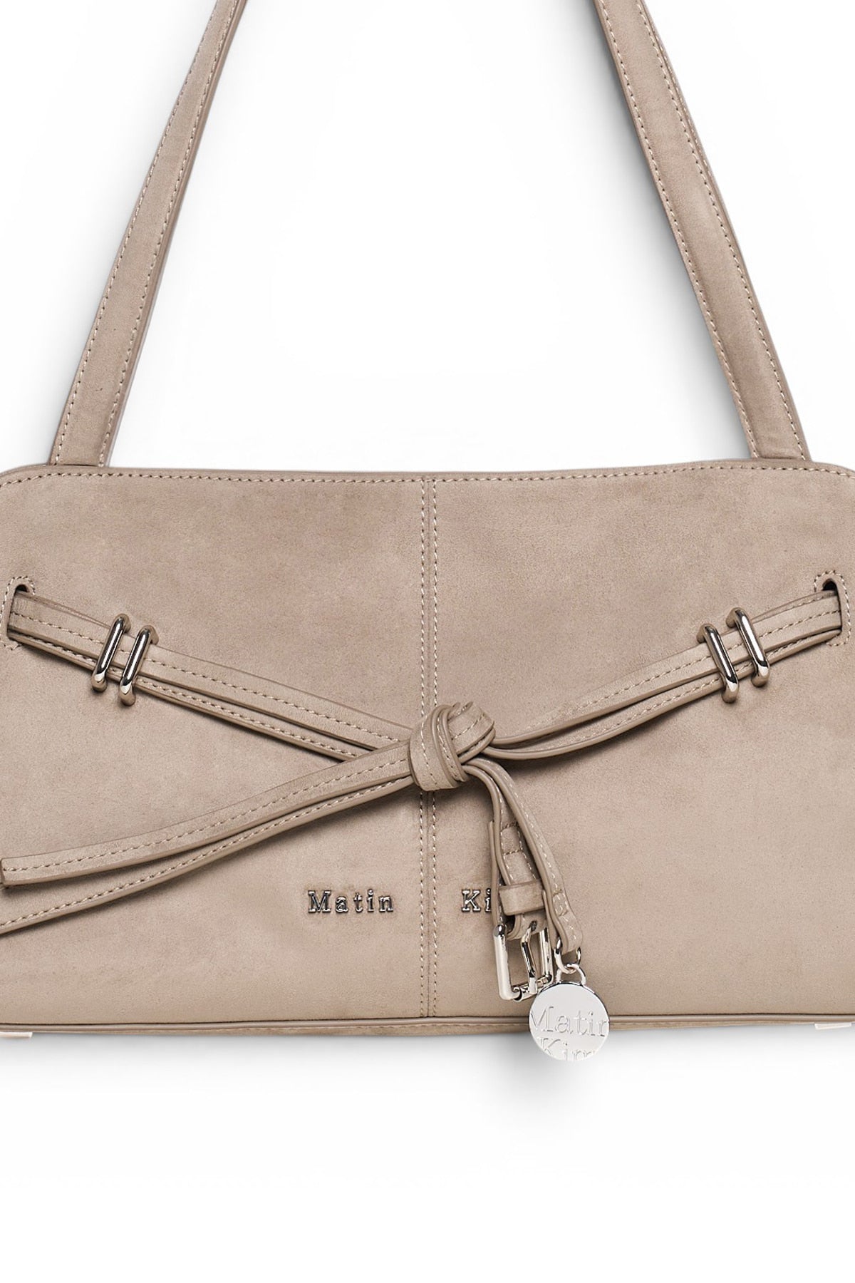 Matin Kim - Drop Tail Mellow Shoulder Bag (Beige) product image 4 | TRAB K-Fashion Australia