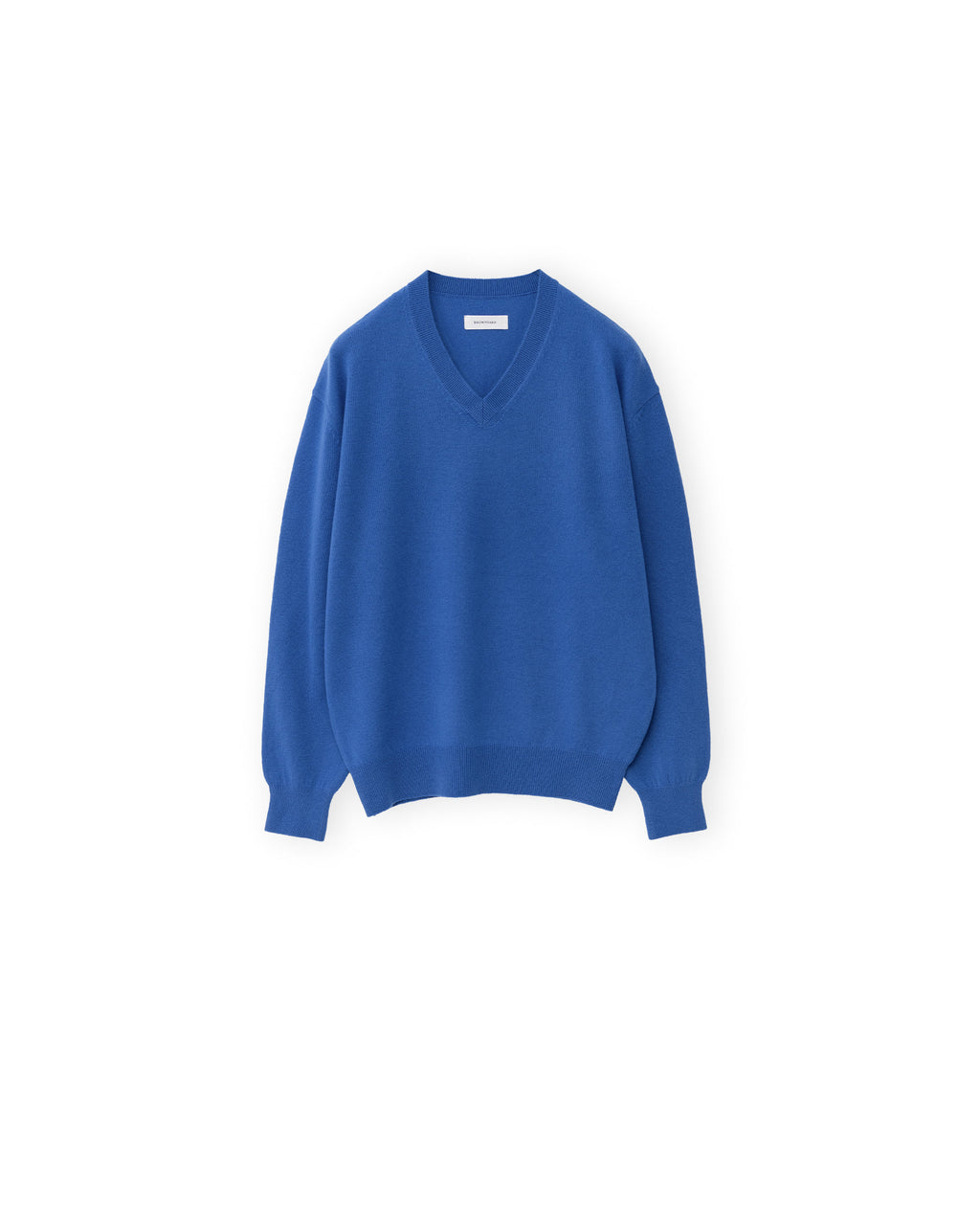 Brownyard - Extra Super Fine V Neck Knit (Blue) product image 4 | TRAB K-Fashion Australia