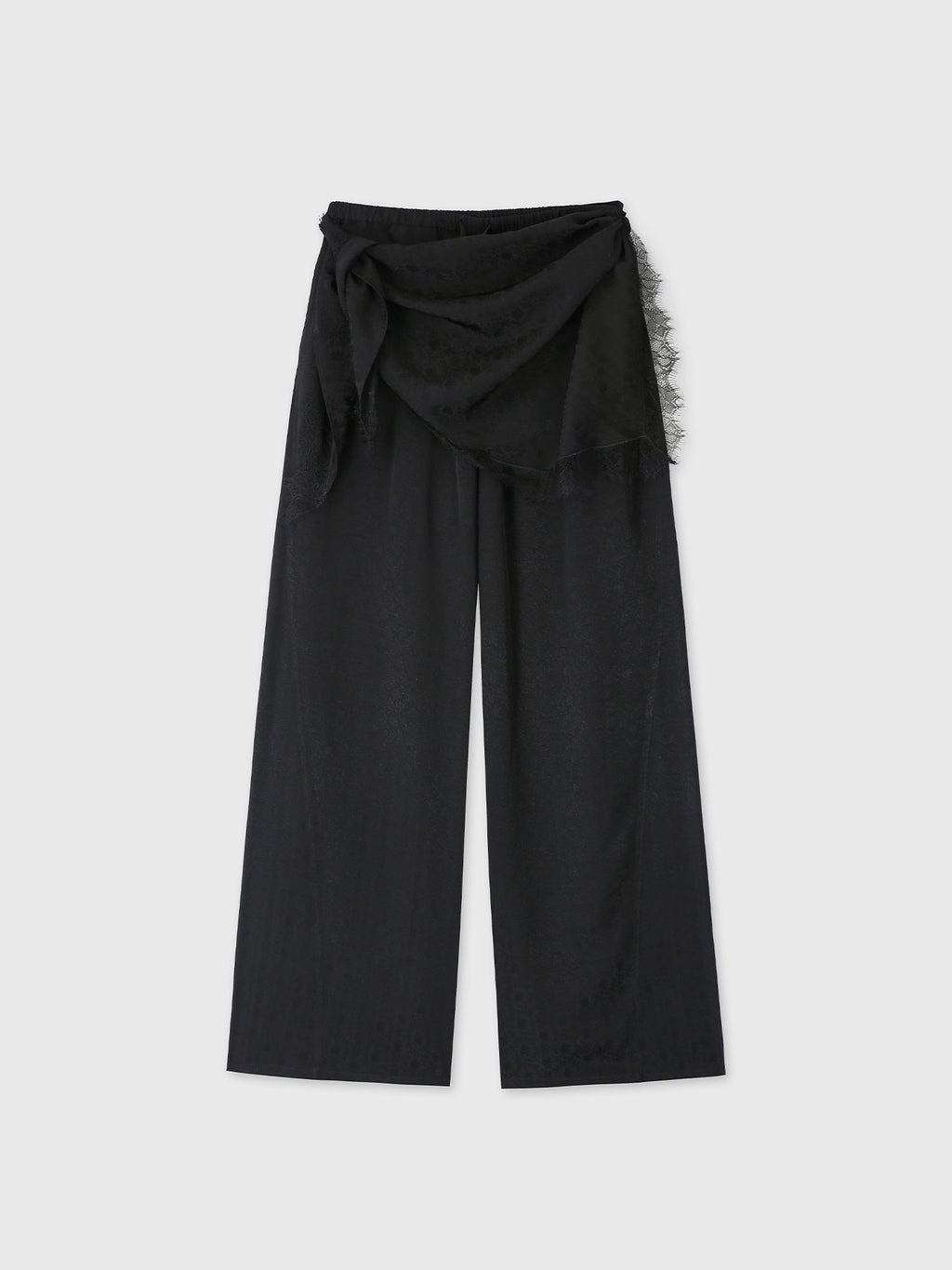 Tonywack - Jacquard Wrap Loose Fit Pants (Black) product image 10 | TRAB K-Fashion Australia