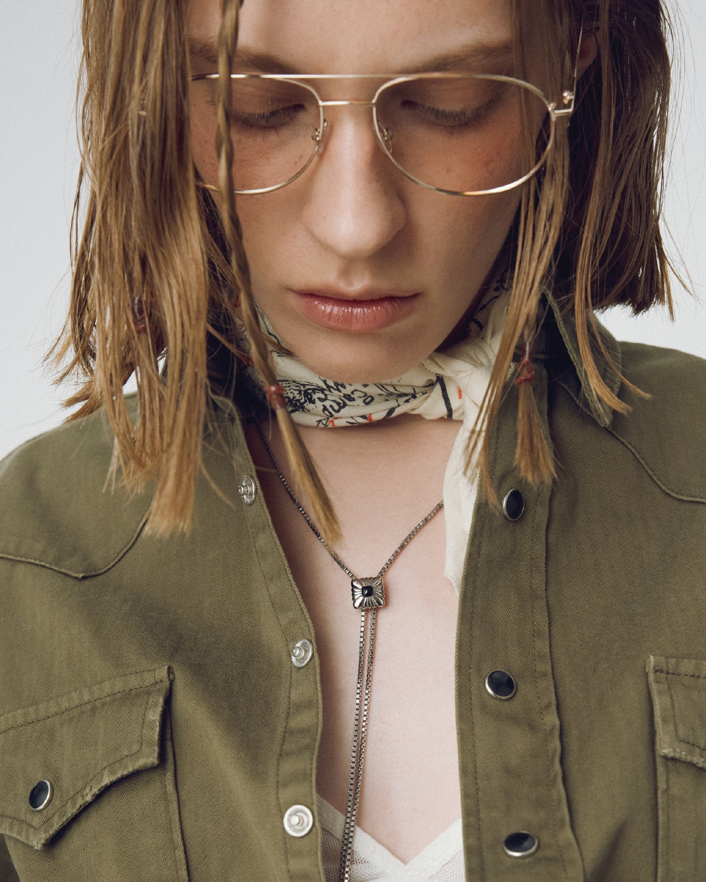 Numbering - Square Concho Bolo Tie #7808 product image 1 | TRAB K-Fashion Australia