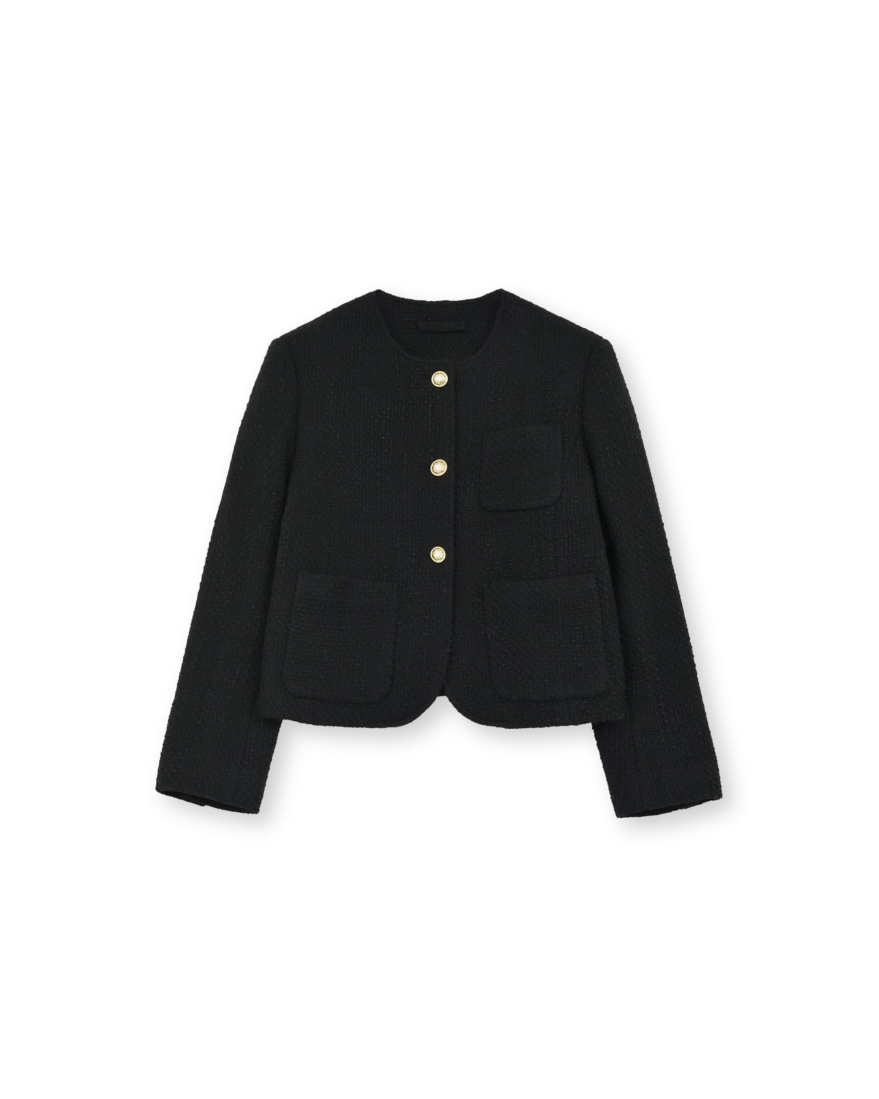 Brownyard - Tweed Jacket (Black) product image 3 | TRAB K-Fashion Australia