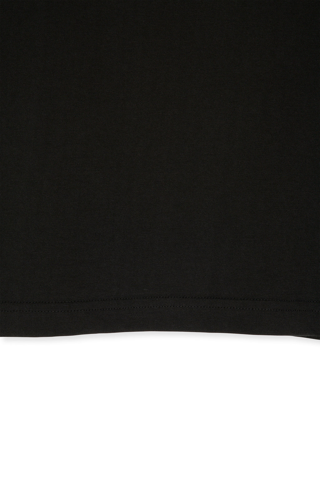 Matin Kim - Peaches Logo Graphic Crop Top (Black) product image 8 | TRAB K-Fashion Australia