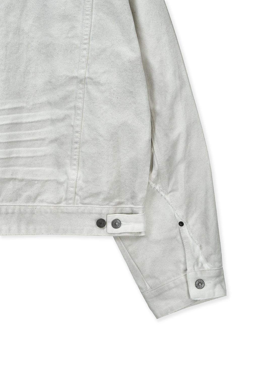 Matin Kim - Vintage Washed Denim Trucker (White) product image 5 | TRAB K-Fashion Australia