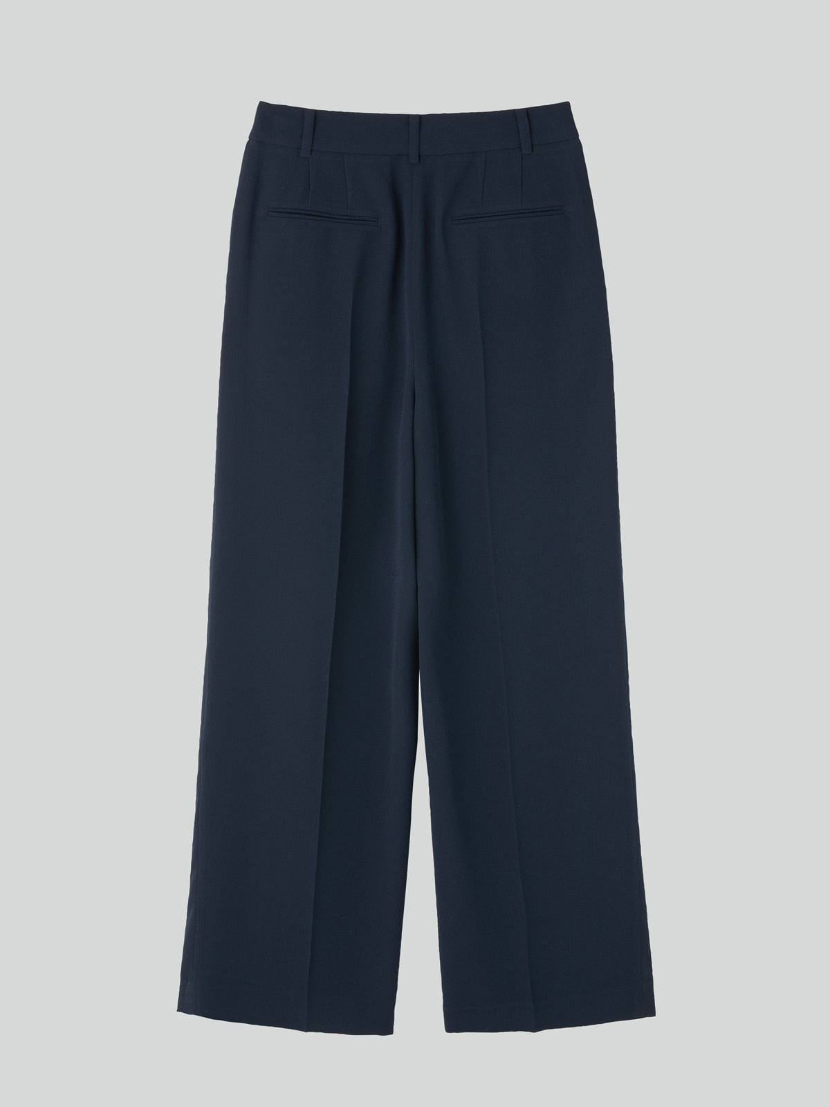 Recto - Tuxedo Detail Fluid Suit Pants (Dark Navy) product image 5 | TRAB K-Fashion Australia
