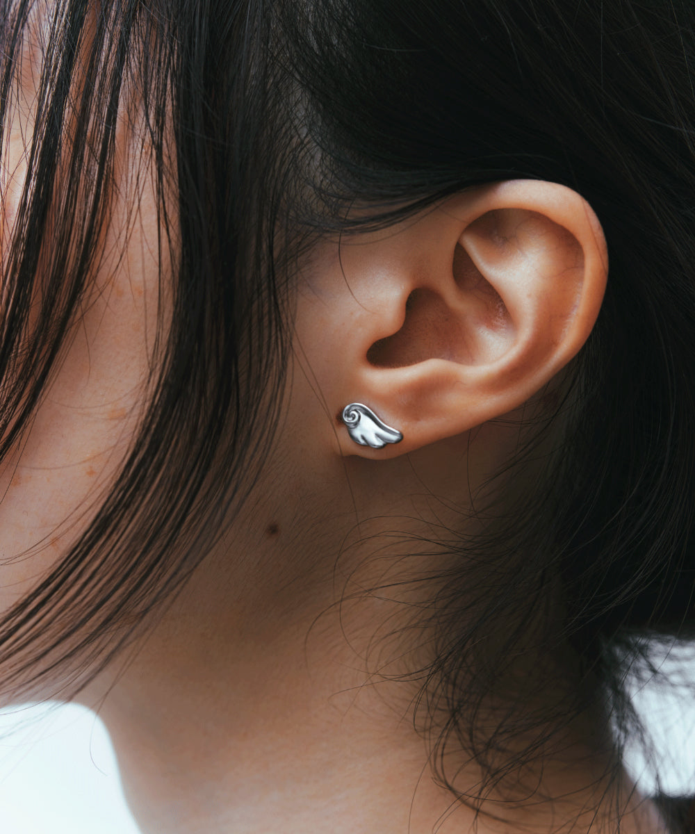 Coyseio - 03 Wing Earring (Silver) product image 4 | TRAB K-Fashion Australia