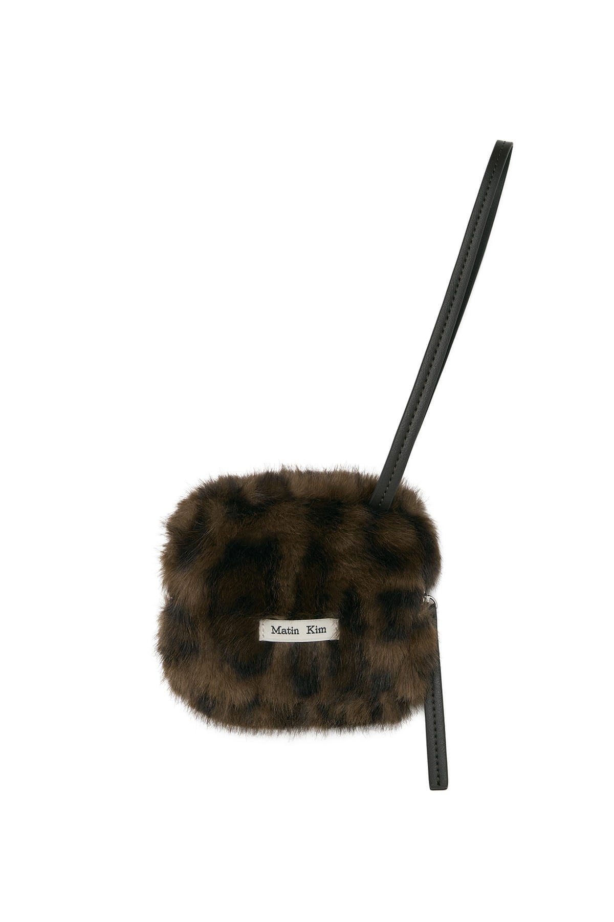 Matin Kim - Leopard Mini Pouch (Brown) product image 2 | TRAB K-Fashion Australia