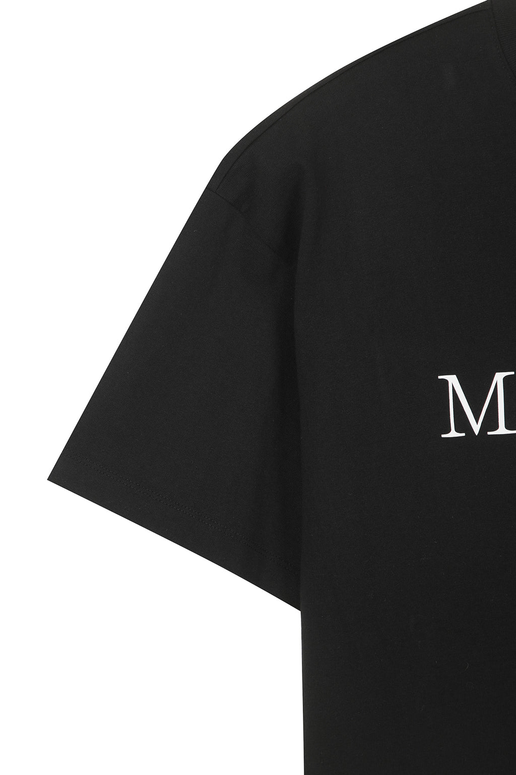 Matin Kim - [Pre-Order – Ships June 23] Matin Kim Logo Top (Black) product image 4 | TRAB K-Fashion Australia