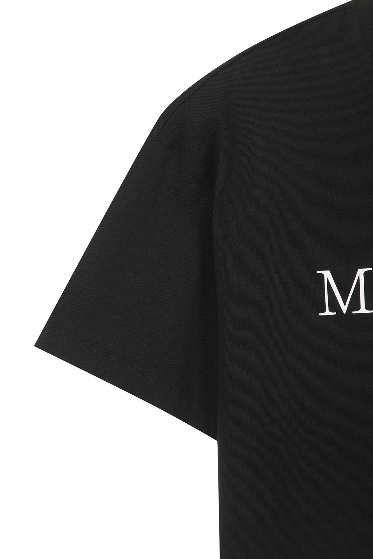 Matin Kim - [Pre-Order – Ships June 23] Matin Kim Logo Top (Black) product image 4 | TRAB K-Fashion Australia