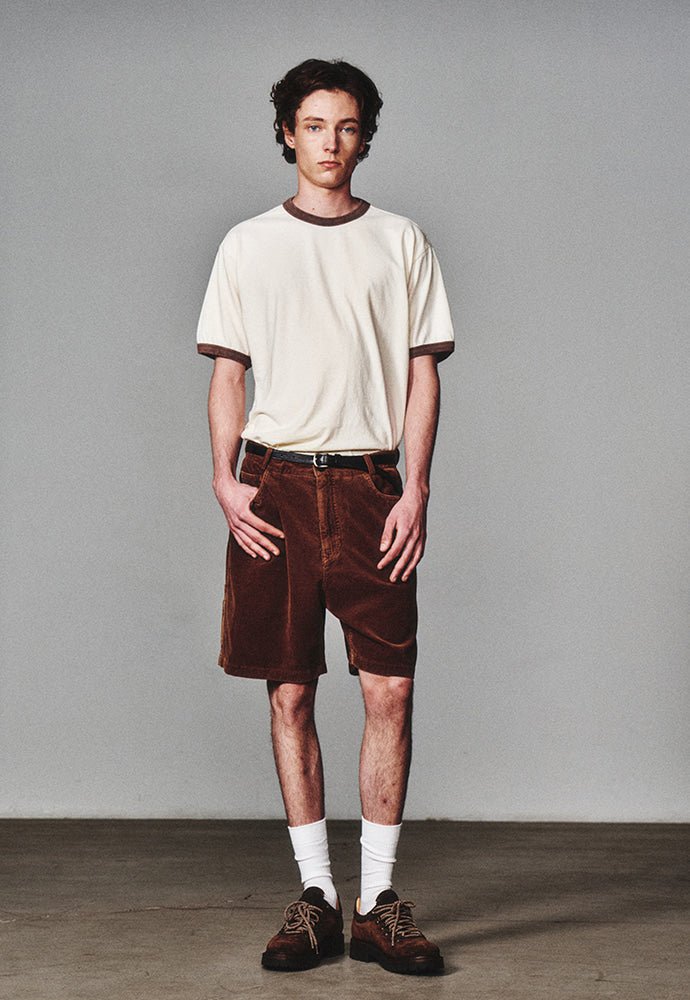 Art if acts - Ringer Tee (Cream/Mud) product image 4 | TRAB K-Fashion Australia