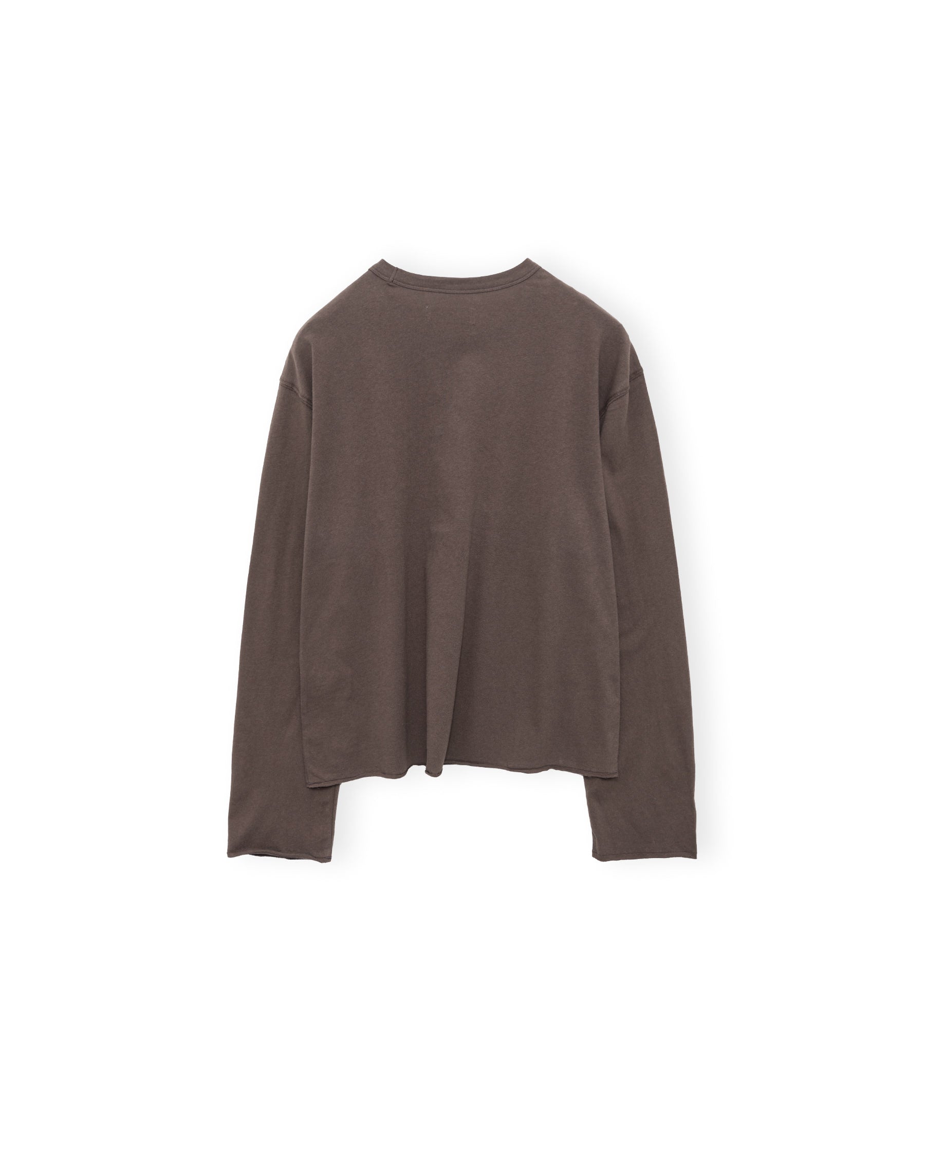 Brownyard - Cut Off Long Sleeve (Brown) product image 5 | TRAB K-Fashion Australia
