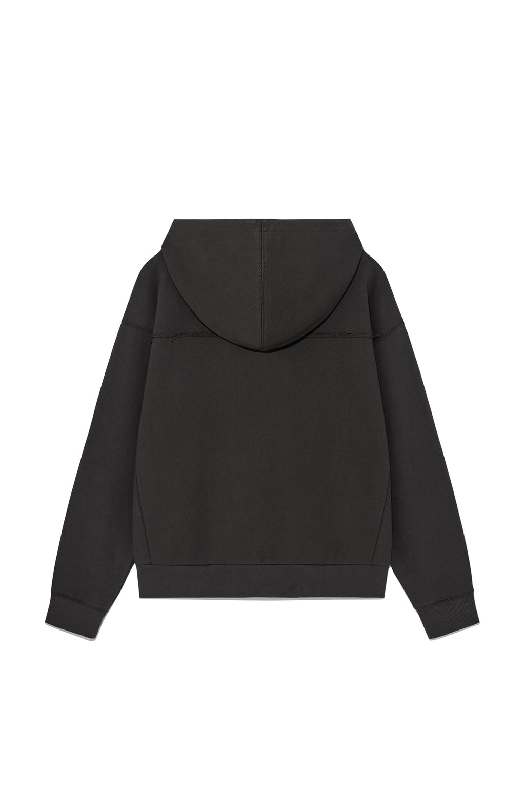 Matin Kim - Volume Pocket Hoody Zip Up (Charcoal) product image 2 | TRAB K-Fashion Australia