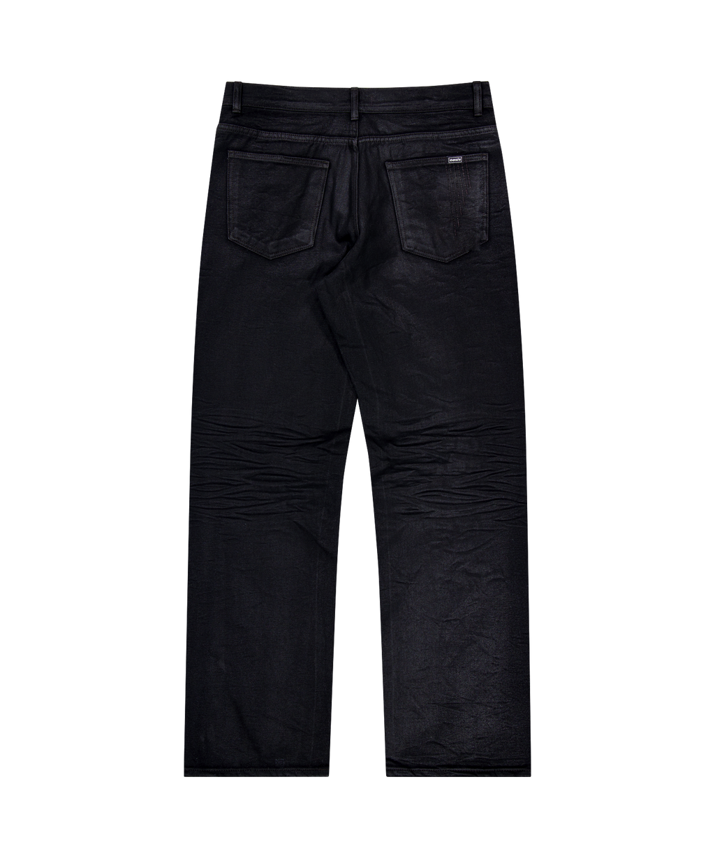 San San Gear - San San Oasis Coated Pants (Black) (12/15 예약배송) product image 2 | TRAB K-Fashion Australia