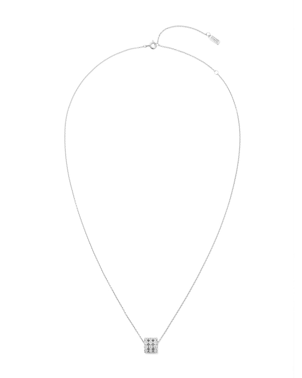 Numbering - Bezel Stone Cylinder Pendant Necklace #3725 product image 7 | TRAB K-Fashion Australia