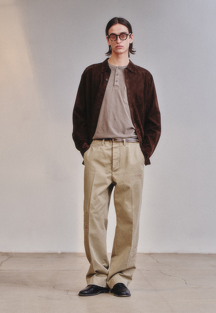Art if acts - Goat Suede Shirt (Whiskey) product image 1 | TRAB K-Fashion Australia