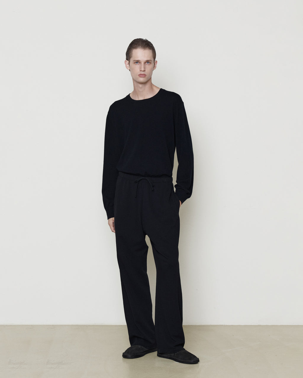 Brownyard - Hard Twist Sweat Pants (Black) product image 1 | TRAB K-Fashion Australia