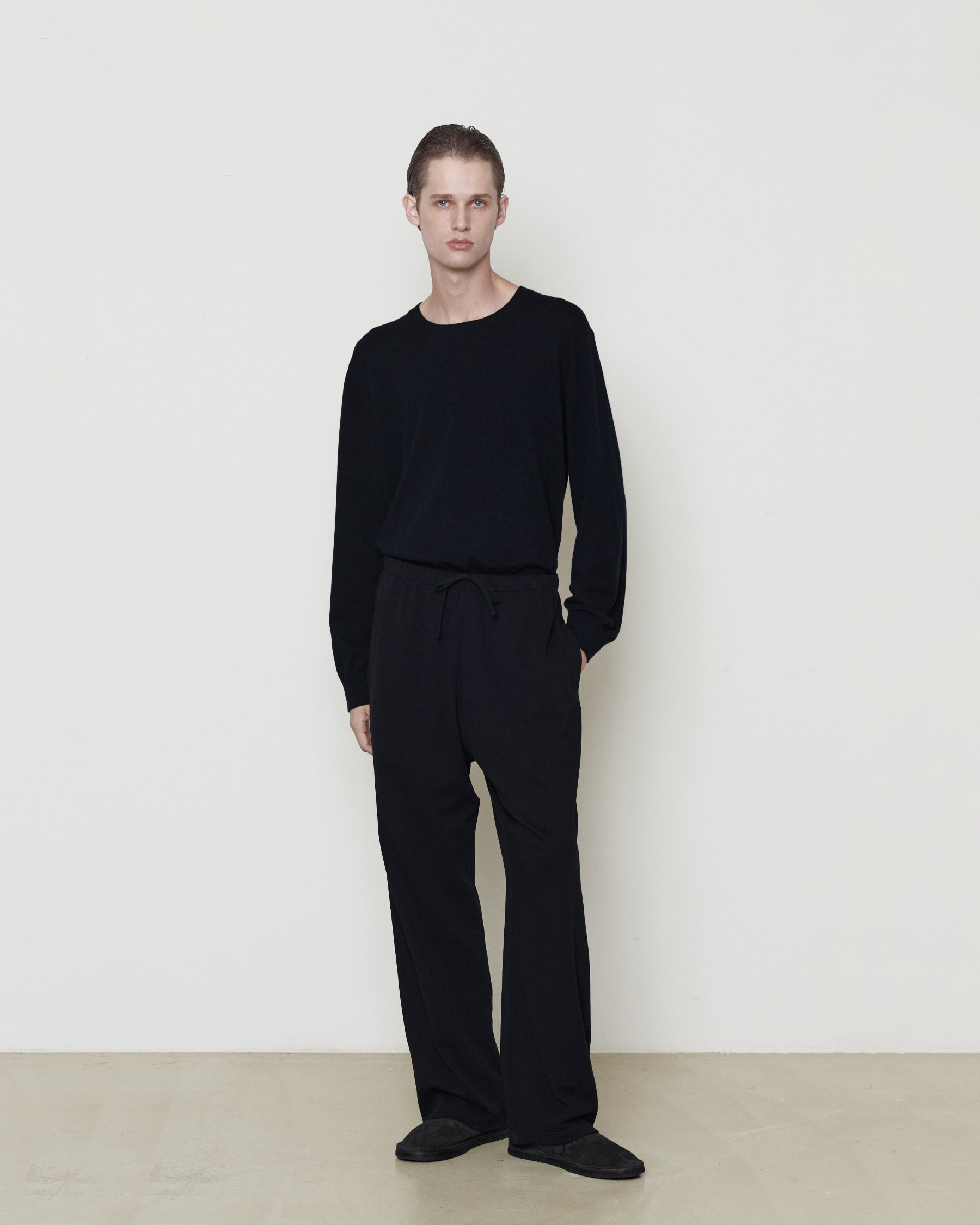 Brownyard - Hard Twist Sweat Pants (Black) product image 1 | TRAB K-Fashion Australia