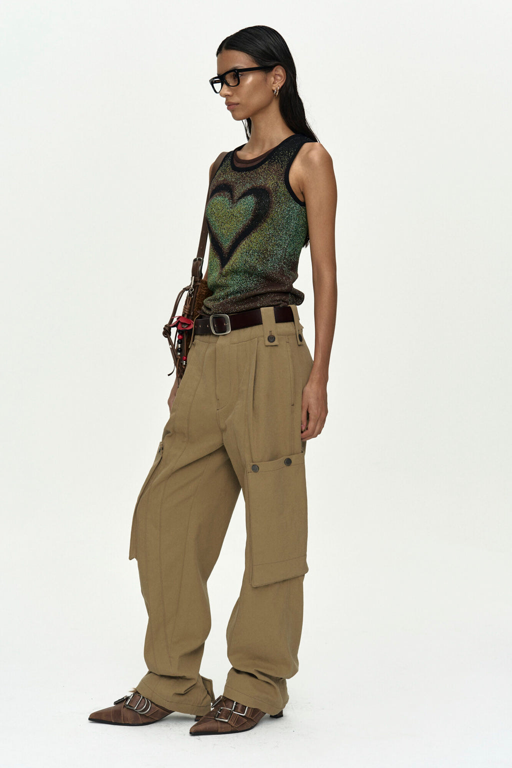 Andersson Bell - Utility Cargo Pants (Beige) product image 3 | TRAB K-Fashion Australia