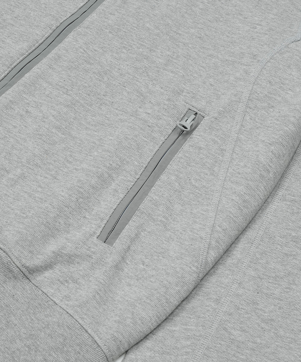 San San Gear - Sling Zip-Up Hoodie (Melange Grey) product image 8 | TRAB K-Fashion Australia