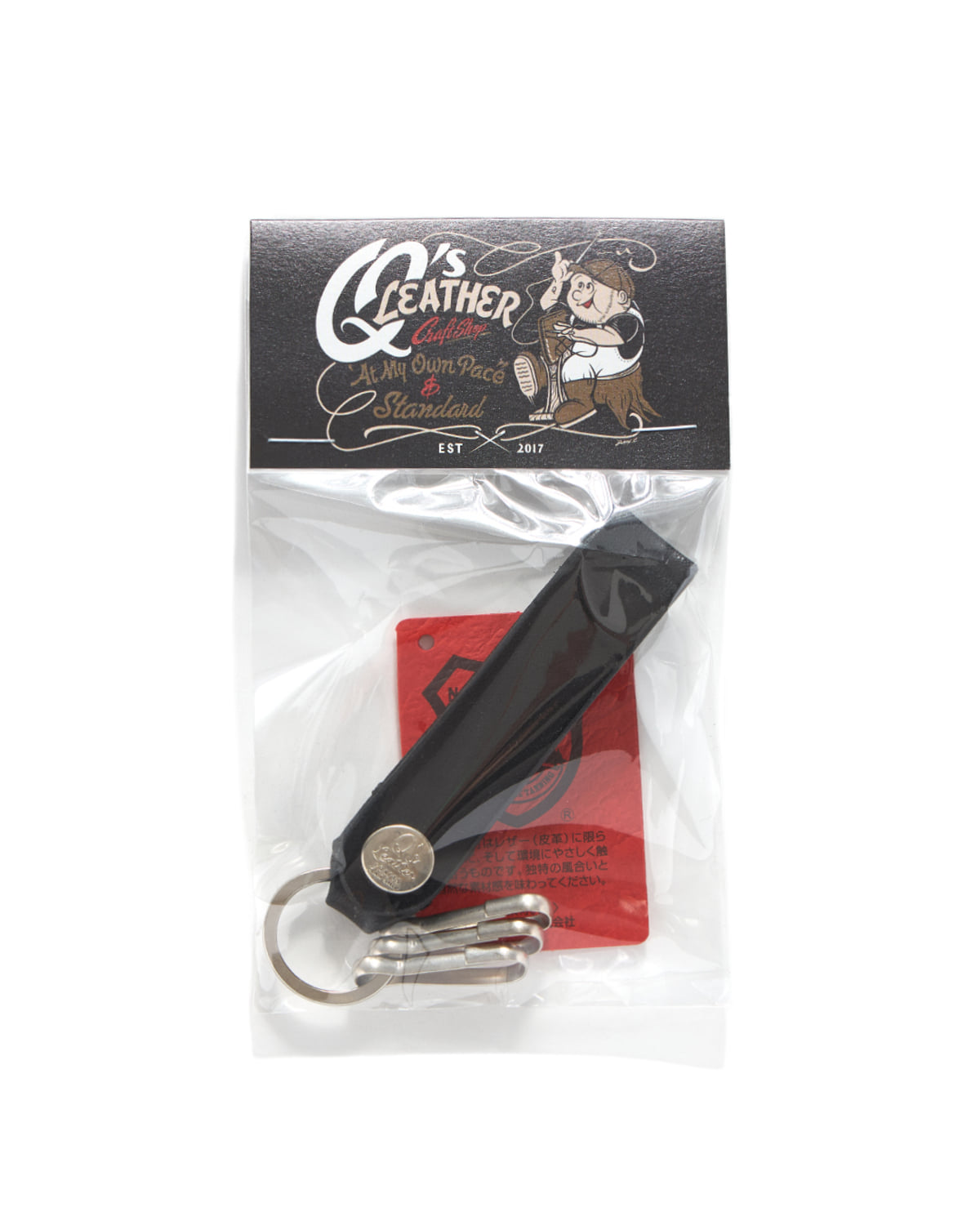 Eastlogue - Q's Strap Key Holder (Black) product image 3 | TRAB K-Fashion Australia