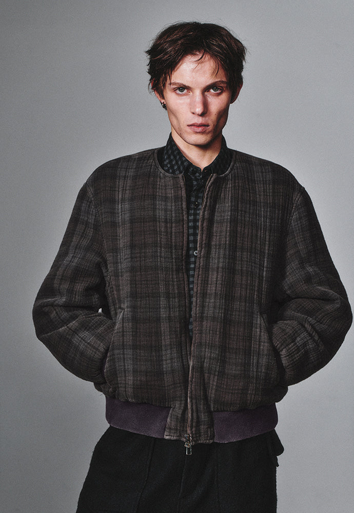 Art if acts - Non Collar Blouson (Vintage Charcoal) product image 4 | TRAB K-Fashion Australia