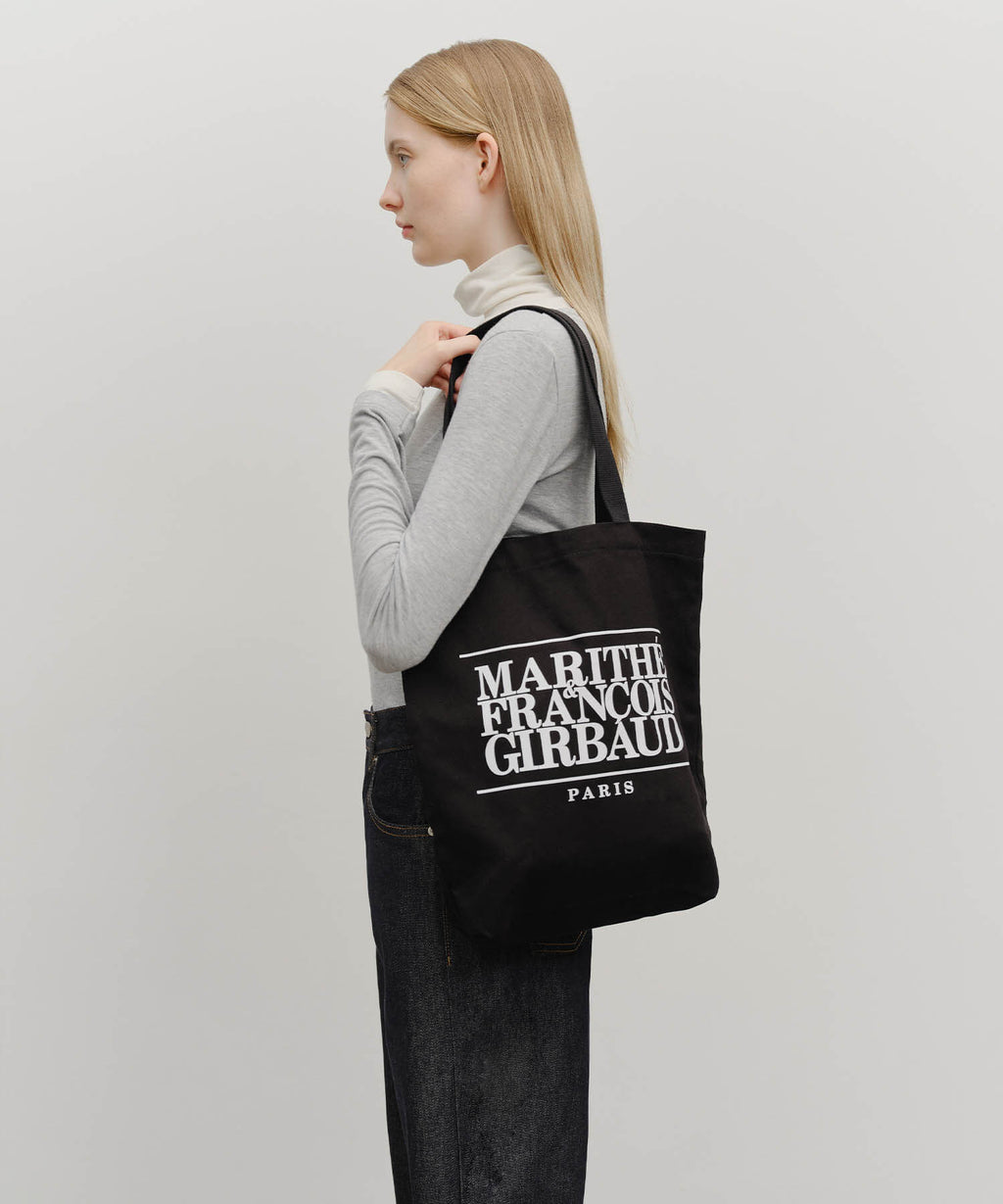 Marithe & Francois Girbaud - Classic Logo Eco Bag (Black) product image 4 | TRAB K-Fashion Australia