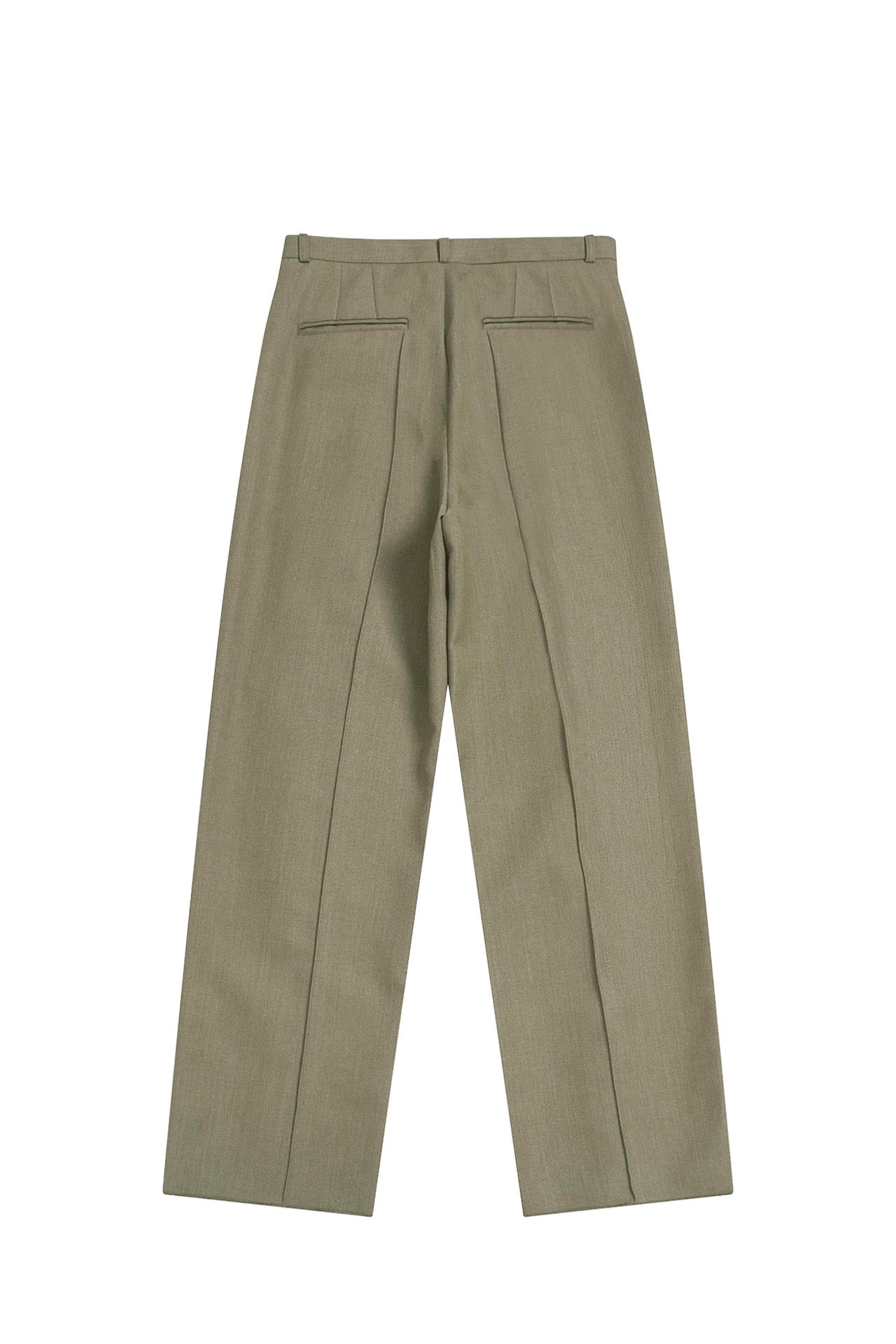STU - Low Rise Pin Tuck Wool Slacks (Beige) product image 18 | TRAB K-Fashion Australia