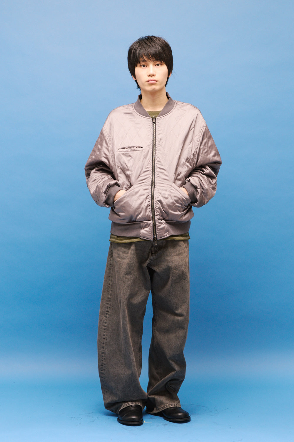 Hatchingroom - Reversible Bomber (Dark Grey) product image 17 | TRAB K-Fashion Australia