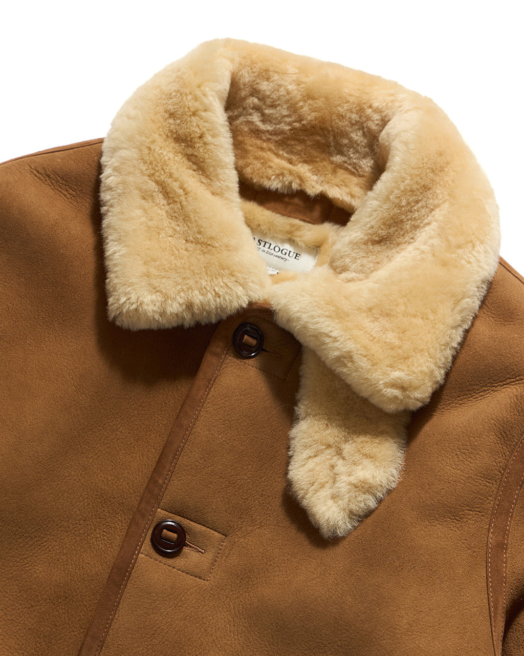 Eastlogue - Shearling Lumberjack Mouton Work Shirts (Beige Suede) product image 10 | TRAB K-Fashion Australia