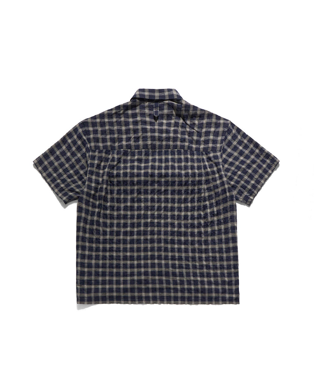 Eastlogue - Voyage Half Shirts (Navy & Beige Check) product image 6 | TRAB K-Fashion Australia