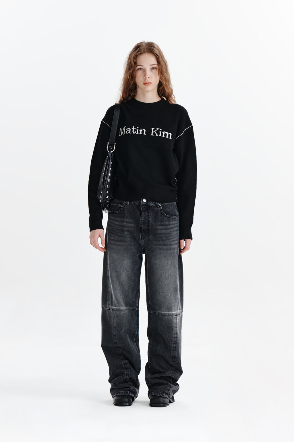 Matin Kim - Side Washed Denim Pants (Black) product image 10 | TRAB K-Fashion Australia