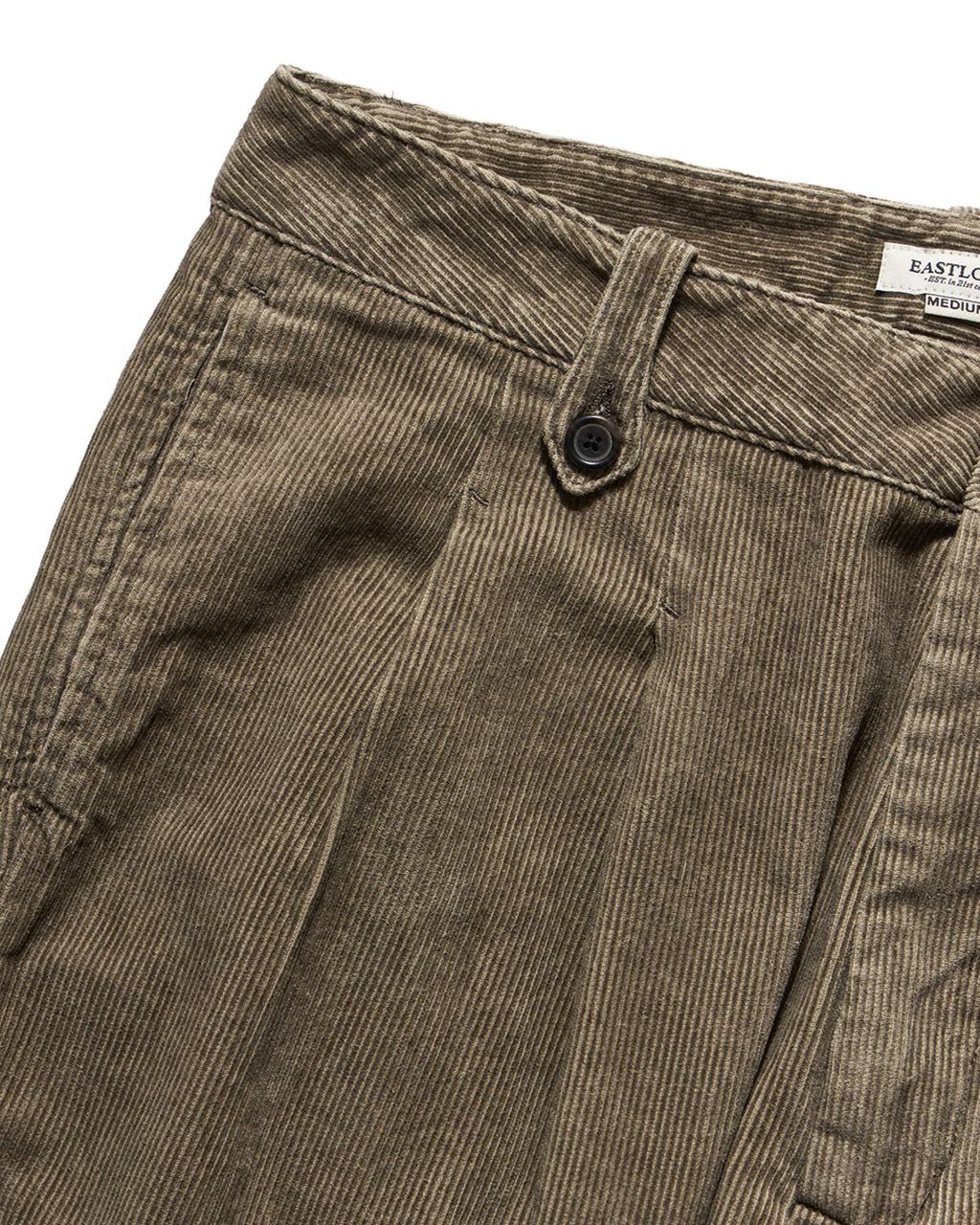 Eastlogue - Double Pleats Comfy Pants (Sand Corduroy) product image 8 | TRAB K-Fashion Australia