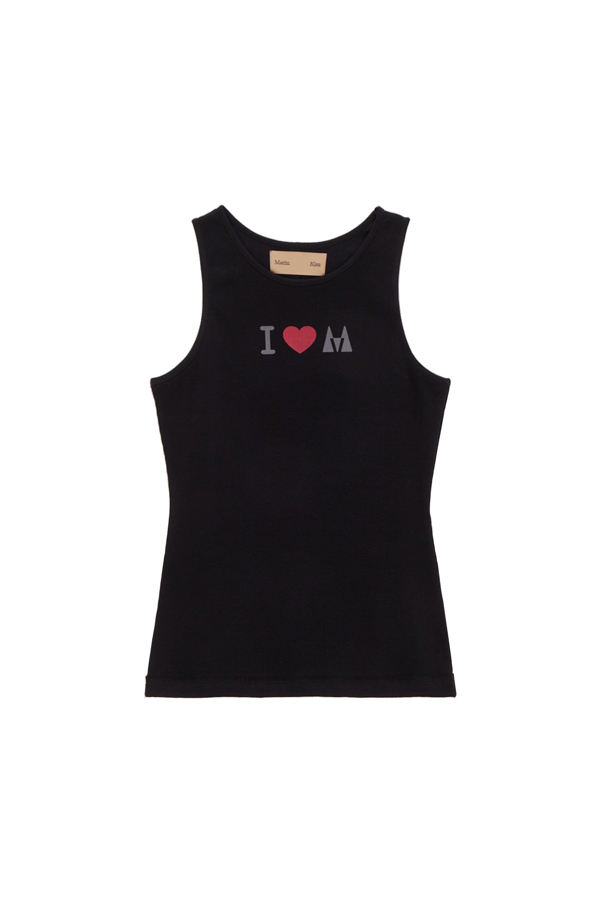 Matin Kim - I Love Matin Sleeveless Top (Black) product image 1 | TRAB K-Fashion Australia