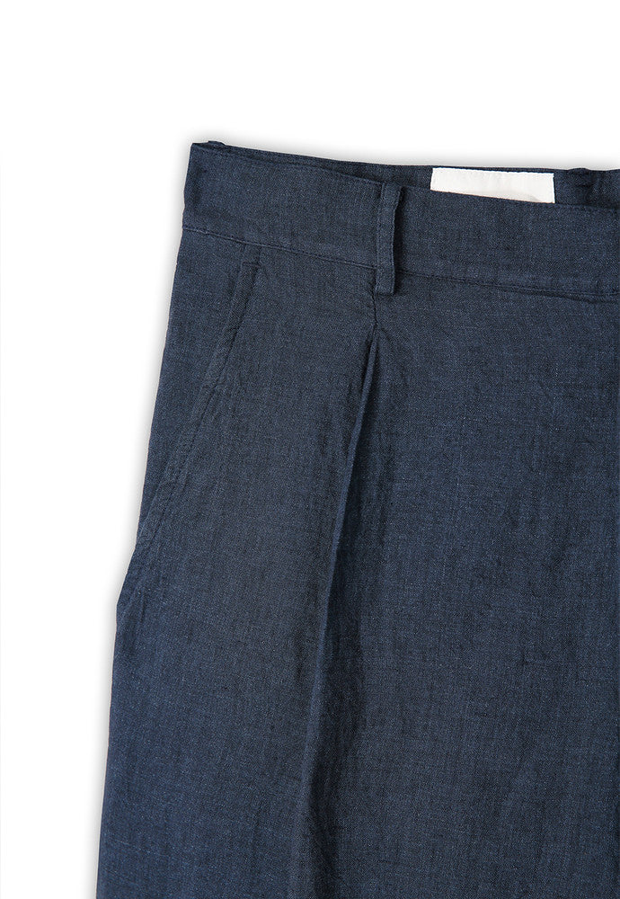 Art if acts - Linen One Tuck Pants (Indigo) product image 10 | TRAB K-Fashion Australia