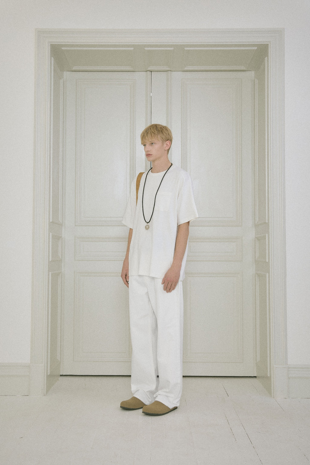 STU - Pocket T-Shirt (Ivory) product image 2 | TRAB K-Fashion Australia