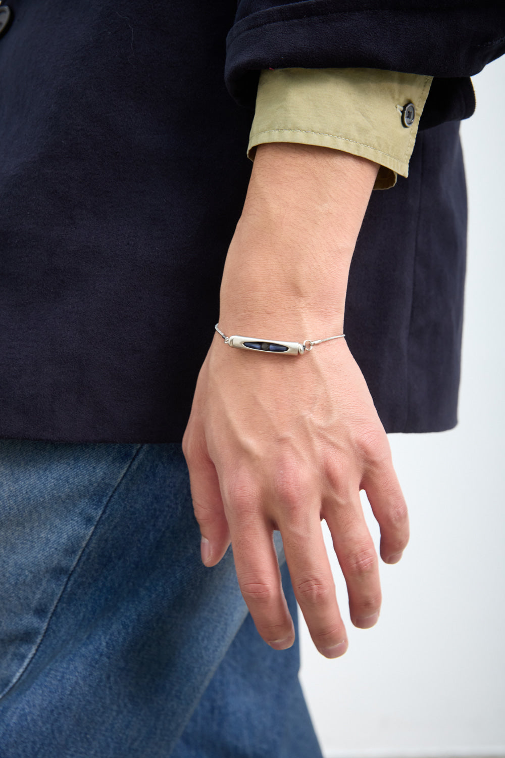 Hatchingroom - Cylinder Bracelet Blue (OC) product image 1 | TRAB K-Fashion Australia