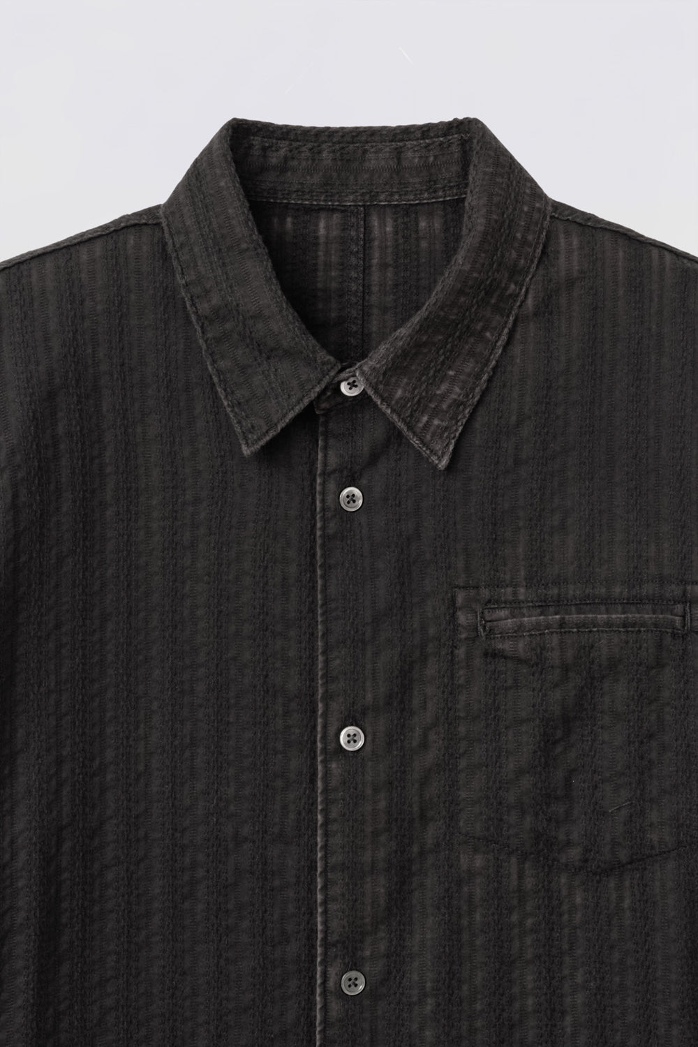 Hatchingroom - Crochet Shirt (Bleached Black) product image 3 | TRAB K-Fashion Australia