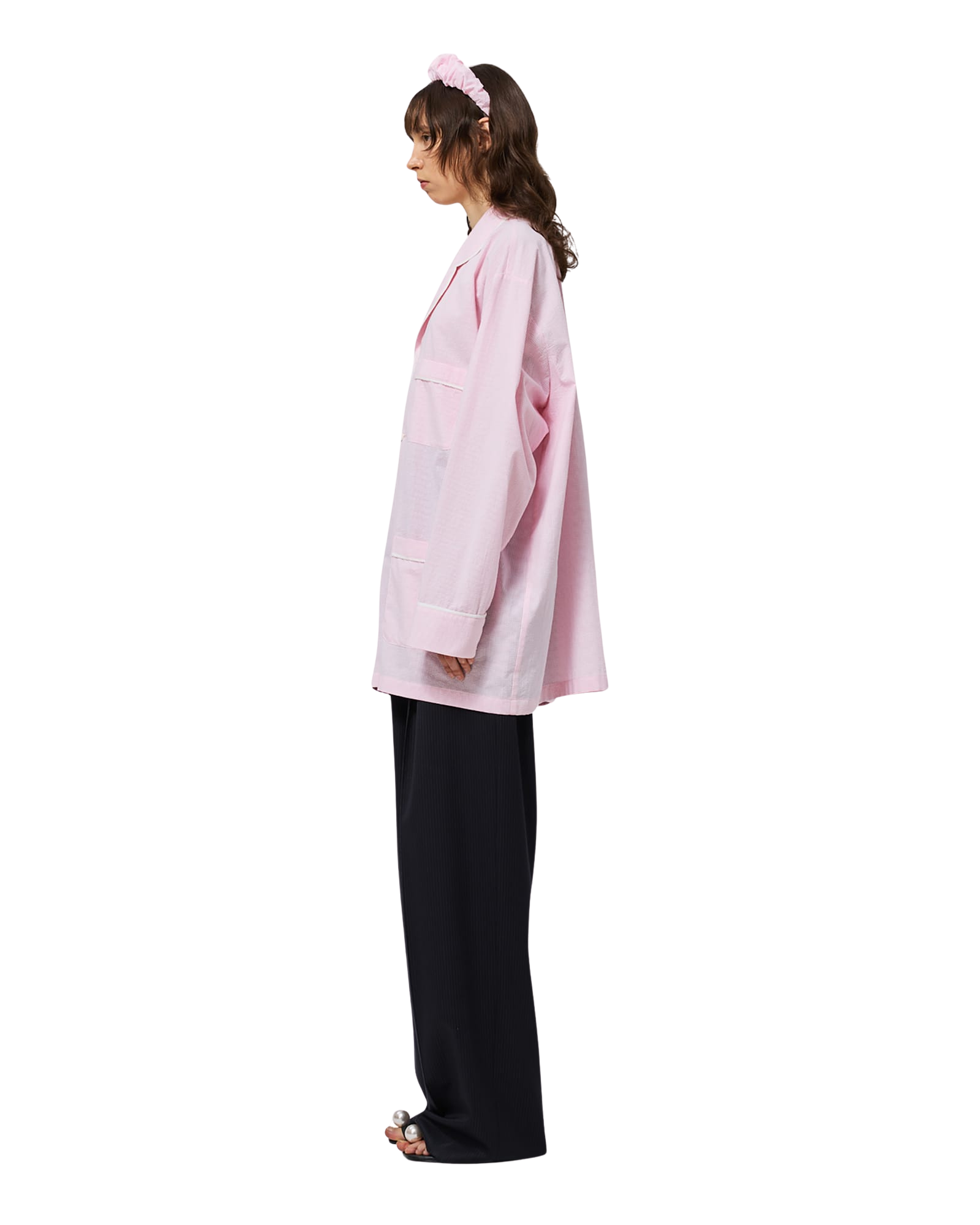 Kimhe Kim - Belted Wide Pants (Navy) product image 9 | TRAB K-Fashion Australia
