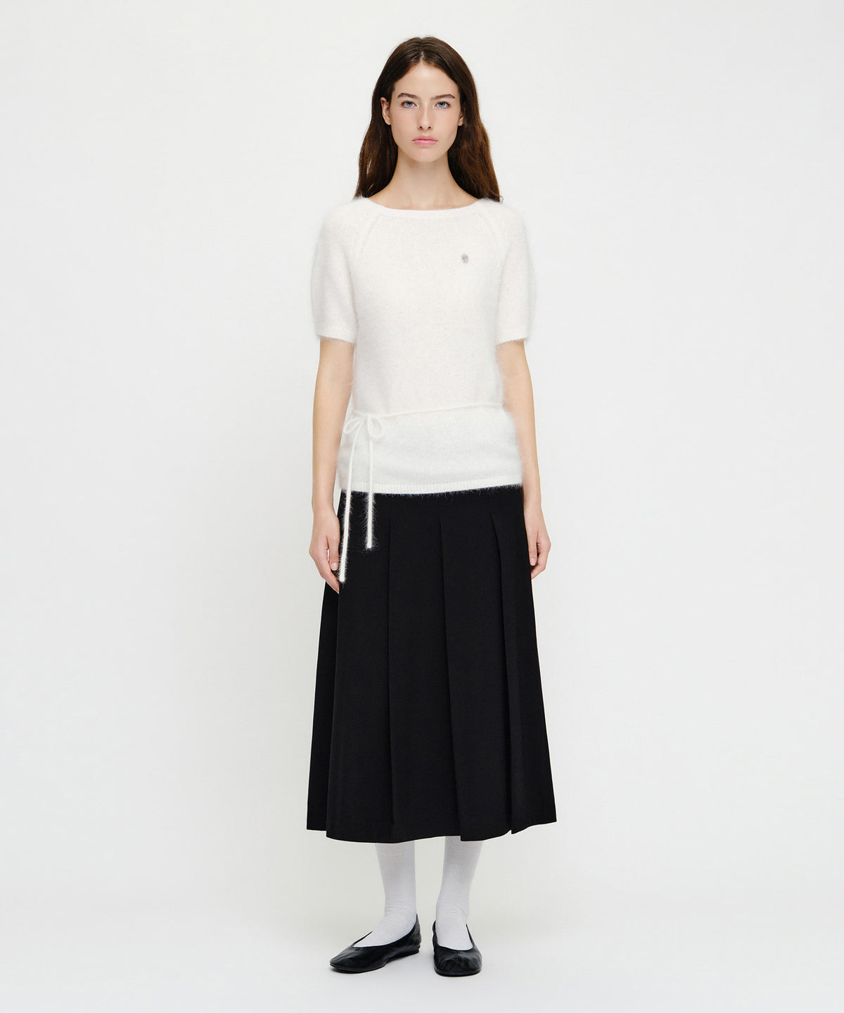 Marithe & Francois Girbaud - Premium Angora Boat Neck Half Knit (Ivory) product image 5 | TRAB K-Fashion Australia