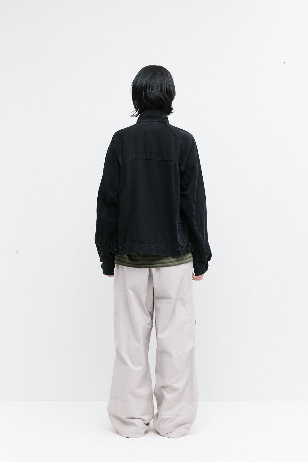 Hatchingroom - Harrington Denim Jacket (Black) product image 8 | TRAB K-Fashion Australia