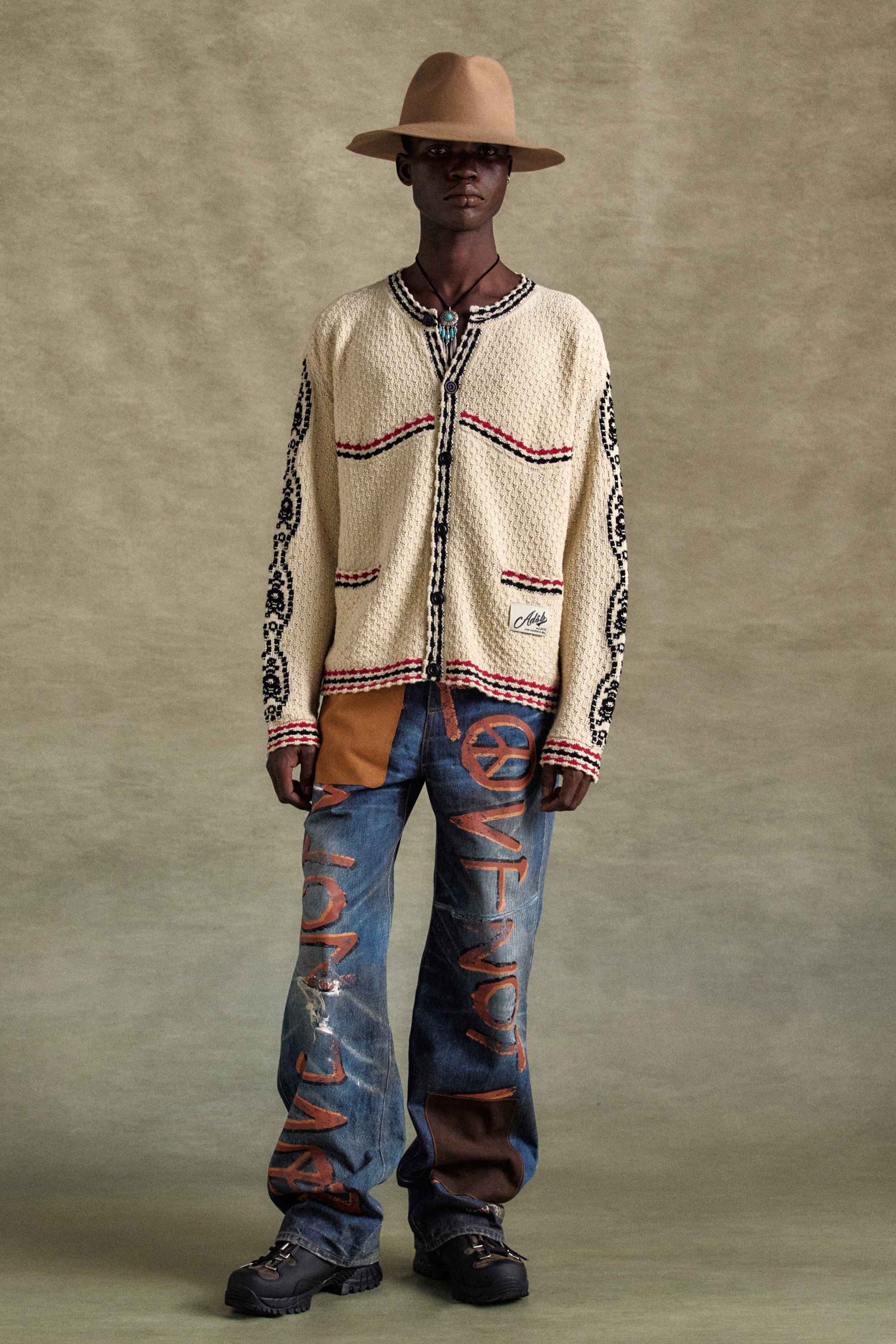 Andersson Bell - Fantasia Round-Neck Cardigan (Ecru) product image 7 | TRAB K-Fashion Australia