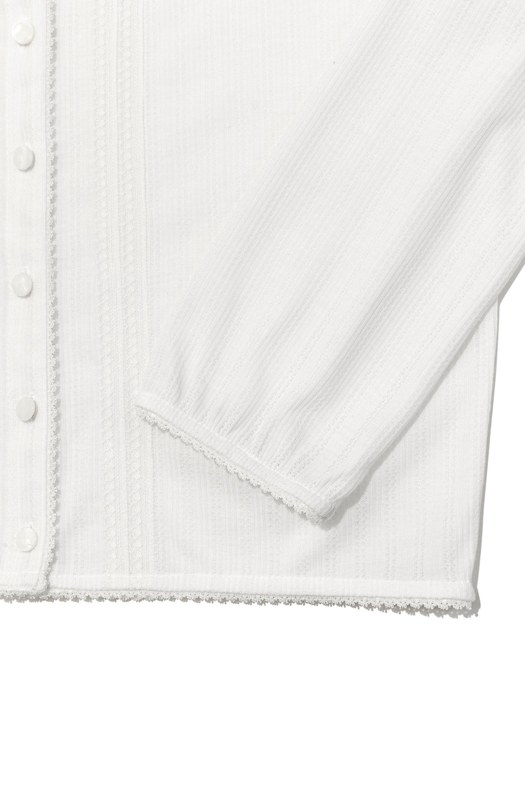 Deinet - [yoon Soap X Deinet] Lace Cardigan (White) product image 4 | TRAB K-Fashion Australia