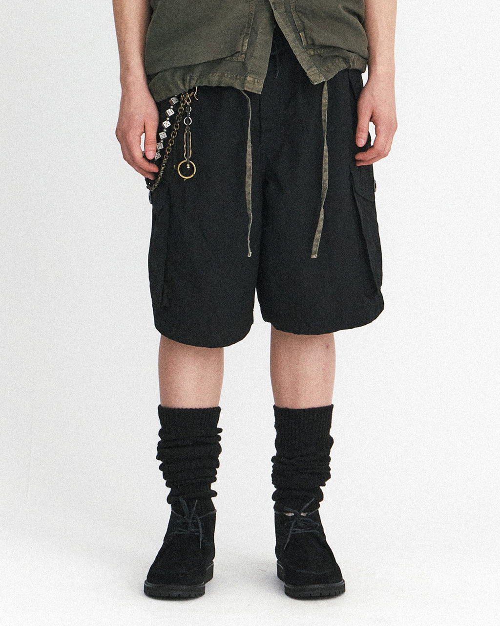 Eastlogue - Combat Easy Shorts (Crease Black) product image 2 | TRAB K-Fashion Australia