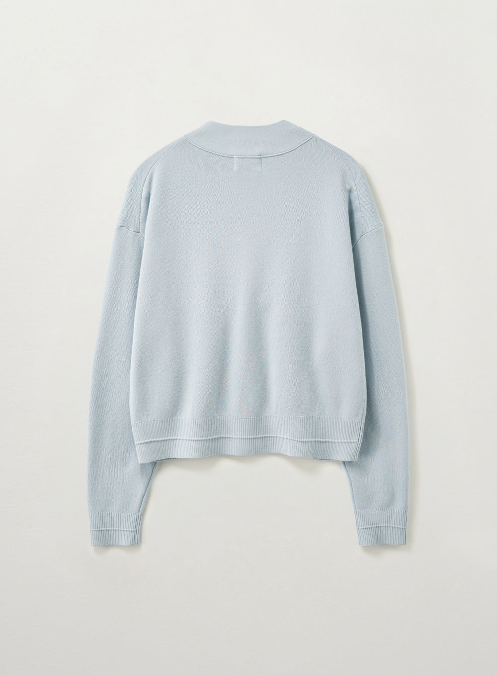 Satur - [LeeMinjung Pick] (W) Essential Faro Crop Cardigan (Sky Blue) product image 3 | TRAB K-Fashion Australia