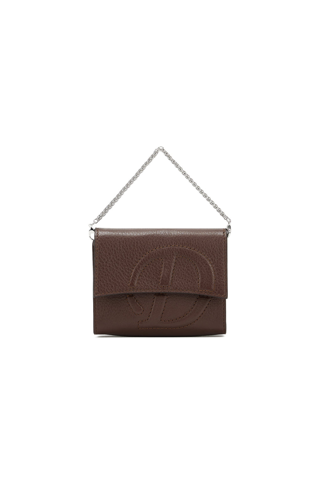 Deinet - D Logo Macaron Chain Mini Bag (Brown) product image 1 | TRAB K-Fashion Australia