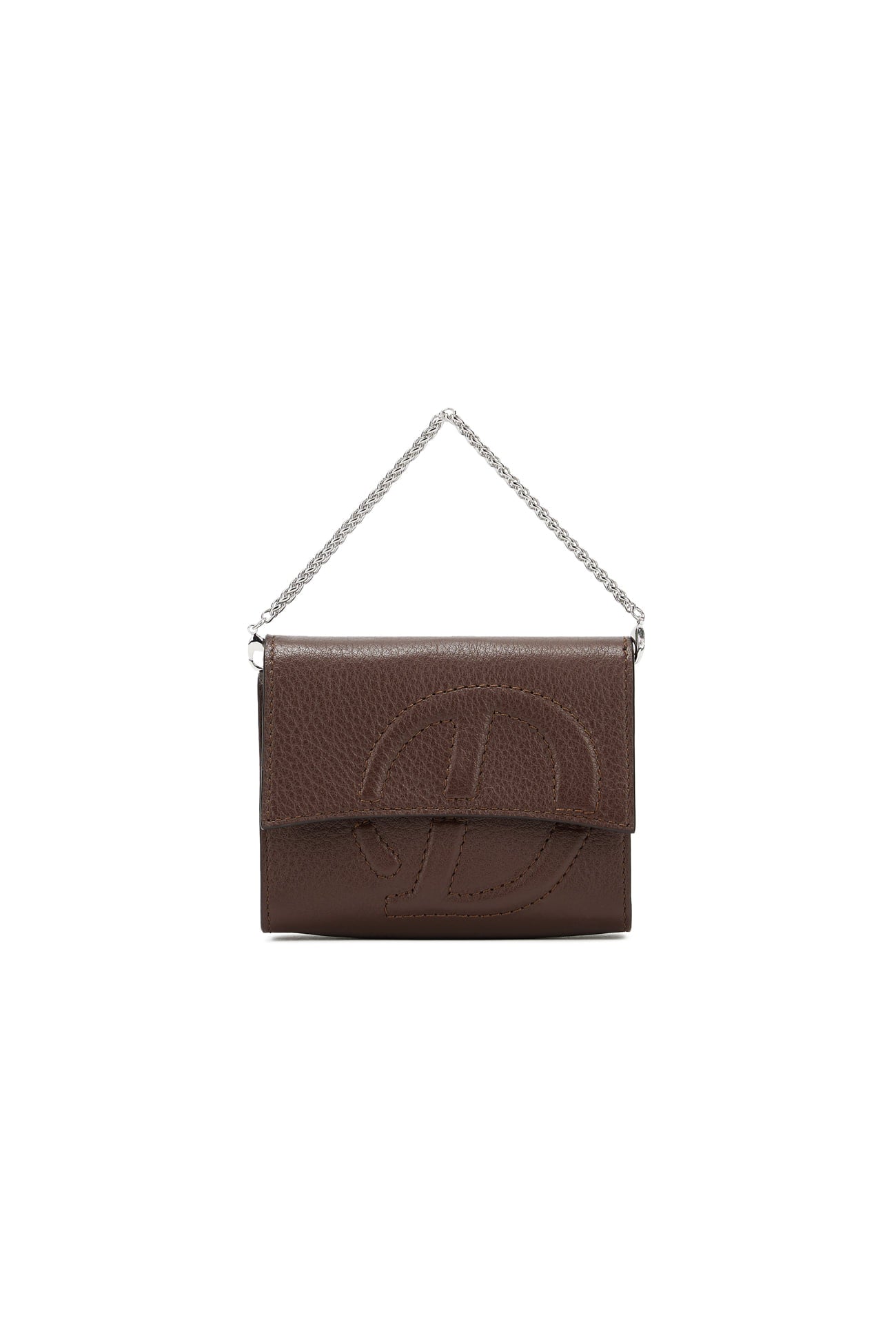 Deinet - D Logo Macaron Chain Mini Bag (Brown) product image 1 | TRAB K-Fashion Australia