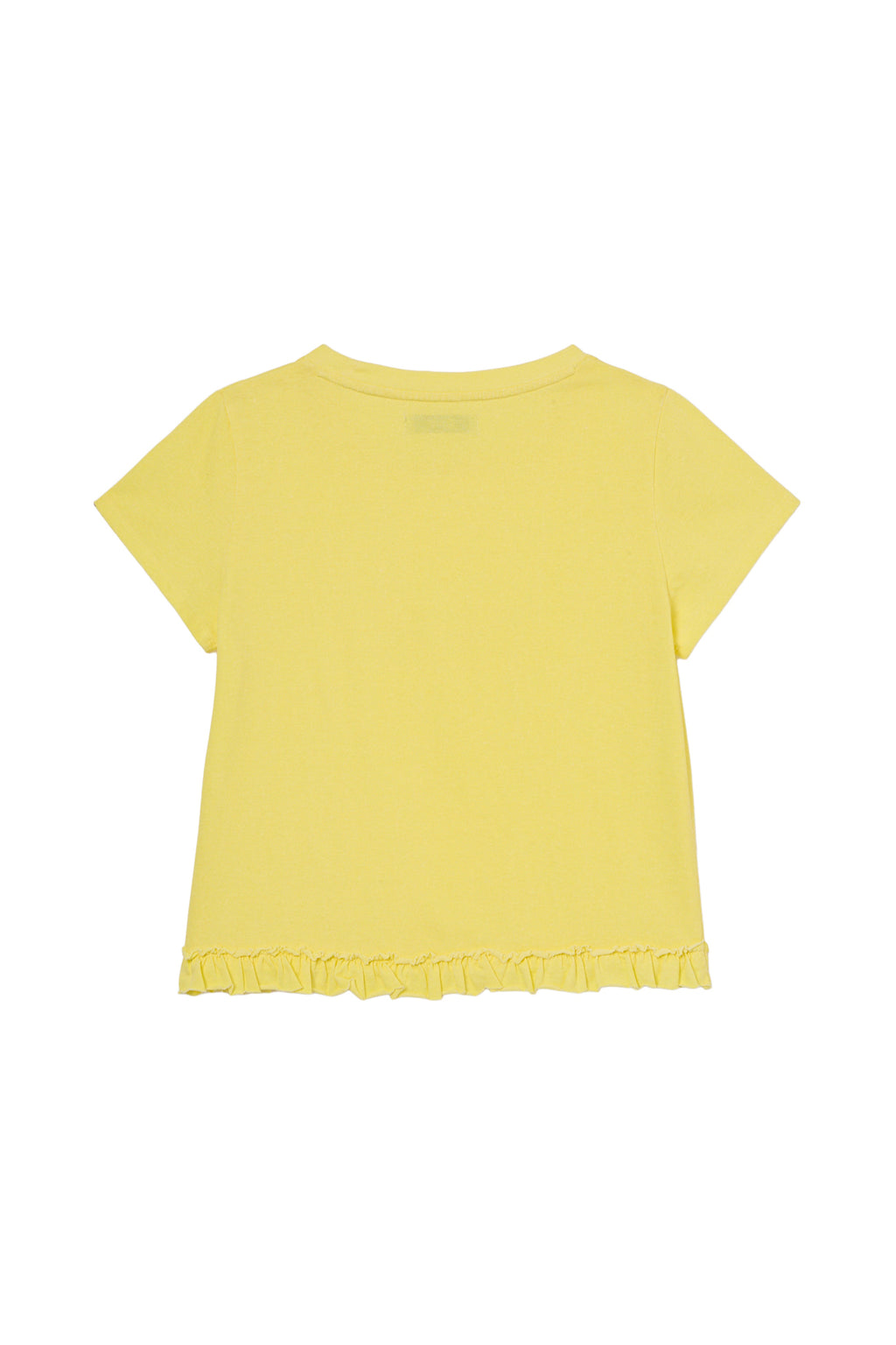 Deinet - Ruffle Washed T-Shirt (Mustard) product image 2 | TRAB K-Fashion Australia